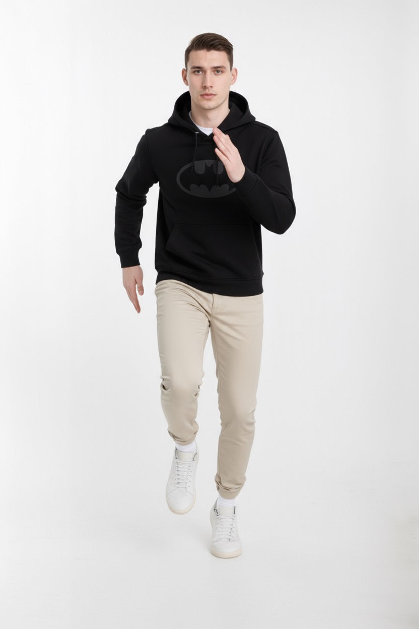 Octave Men Printed Hooded Sweatshirt