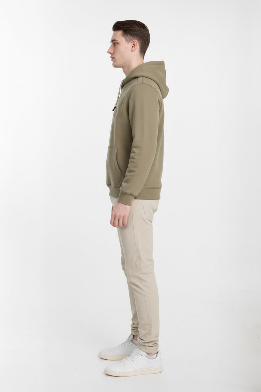 Octave Men Printed Hooded Sweatshirt