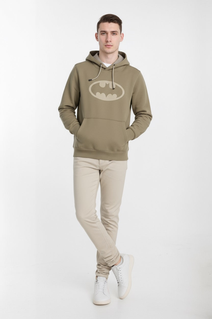 Octave Men Printed Hooded Sweatshirt