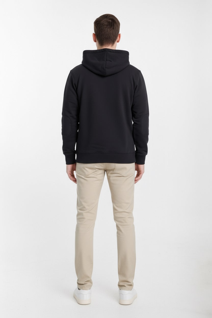 Octave Men Printed Hooded Sweatshirt