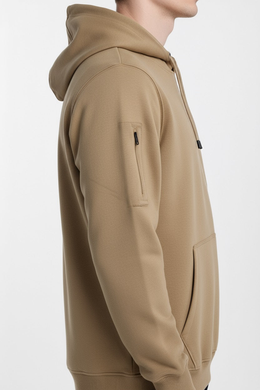 Octave Men Printed Hooded Sweatshirt