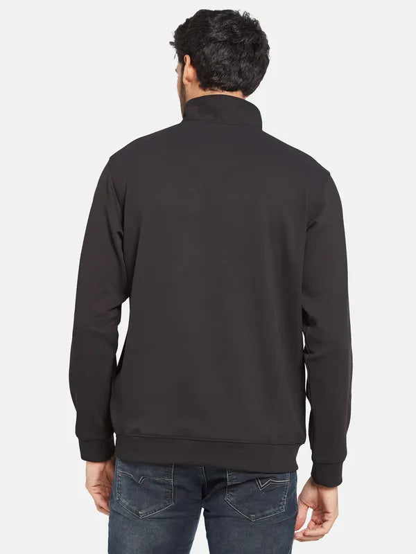 Octave Men Black Sweatshirt