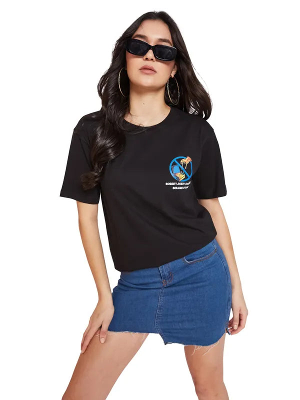 Mettle Ss24 Women Graphic Printed T-Shirt