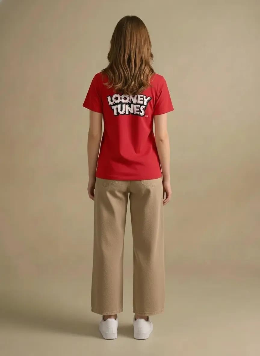 Women Brick Printed T-shirt
