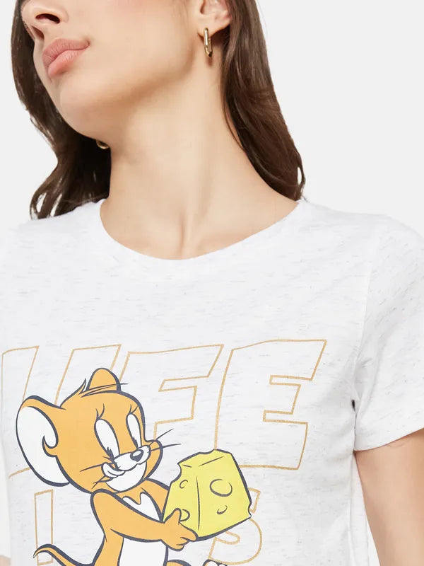 Warner Bros  Jerry Print T-Shirt
