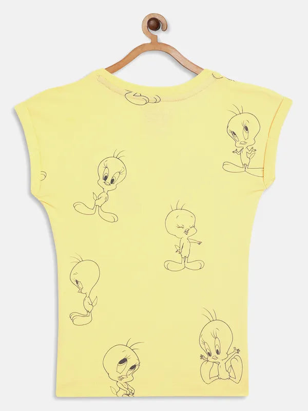 Banana Graphic Round Neck