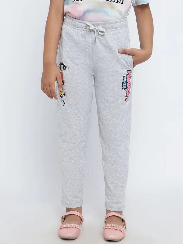 Mettle Girls Cotton Mid-Rise Regular-Fit Track Pants