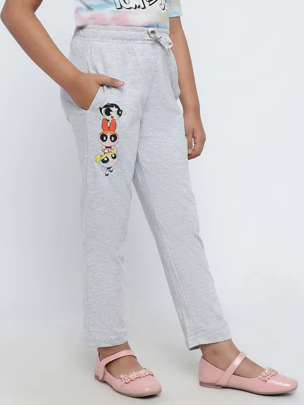 Mettle Girls Cotton Mid-Rise Regular-Fit Track Pants