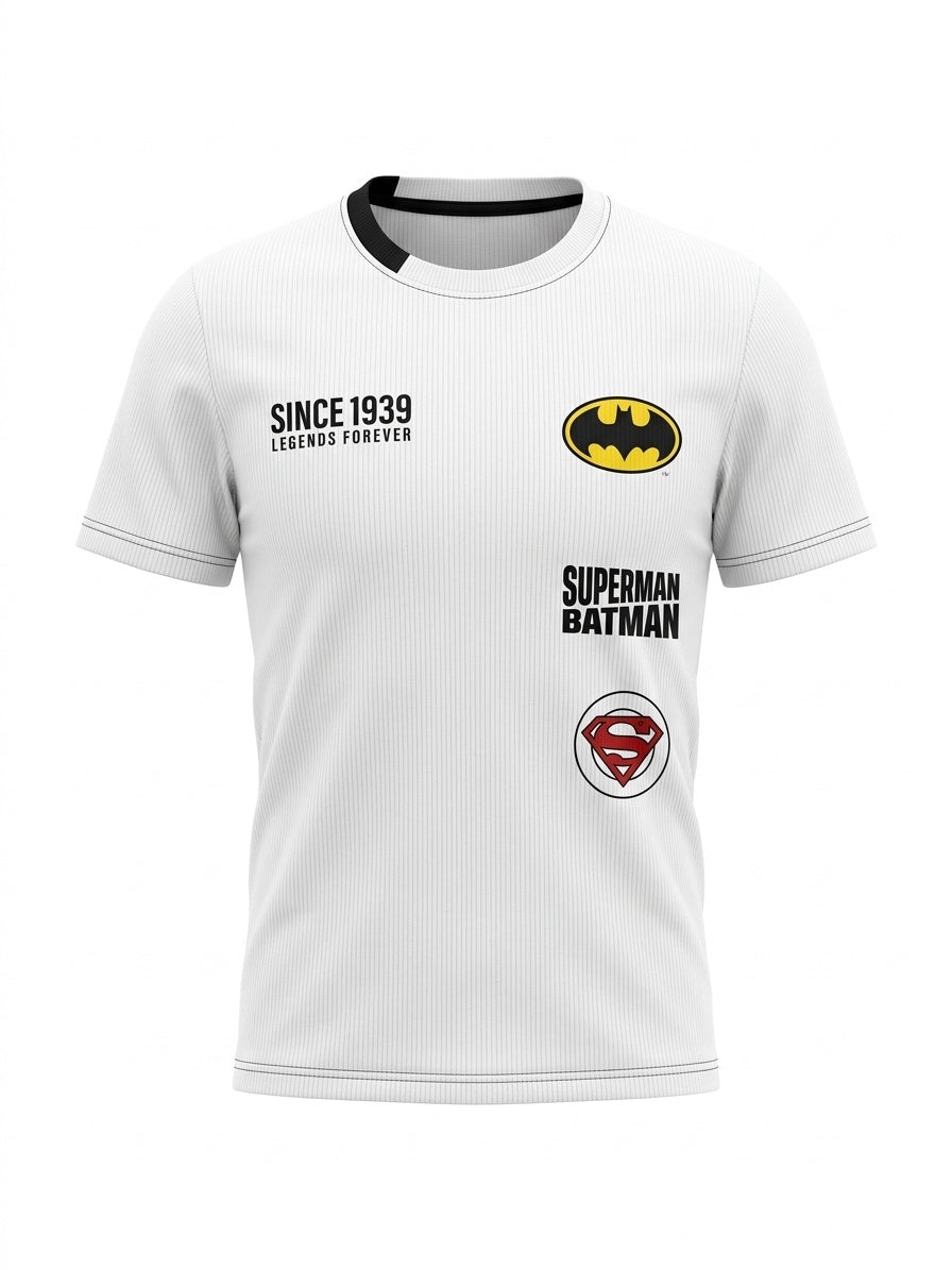 Boy Off White Round Neck T-Shirt