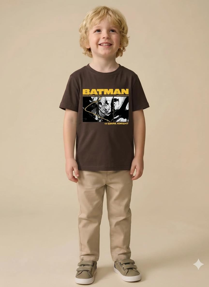 Boy Coffee Round Neck T-Shirt