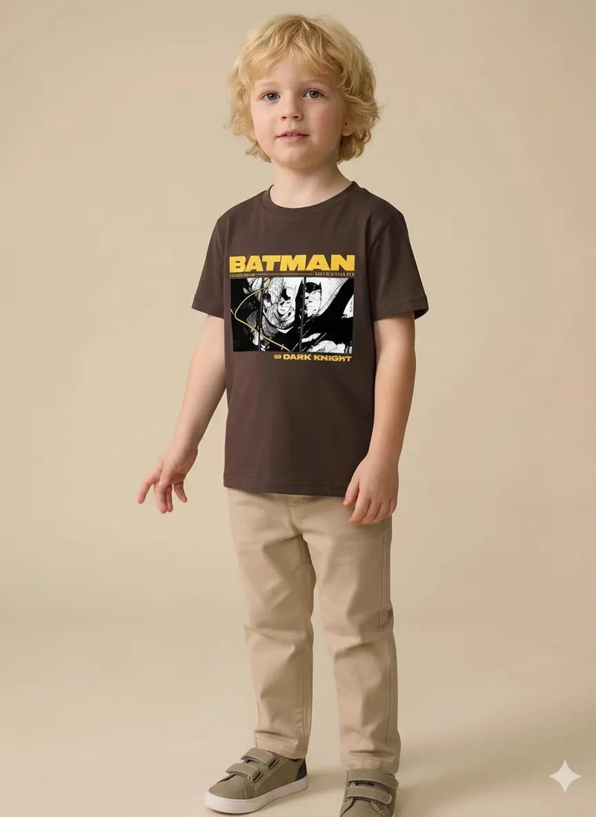 Boy Coffee Round Neck T-Shirt