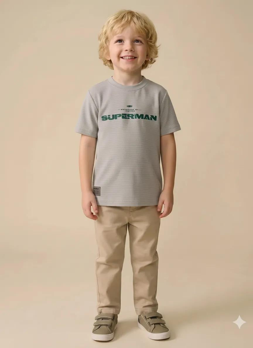 Boy Round Neck T-Shirt