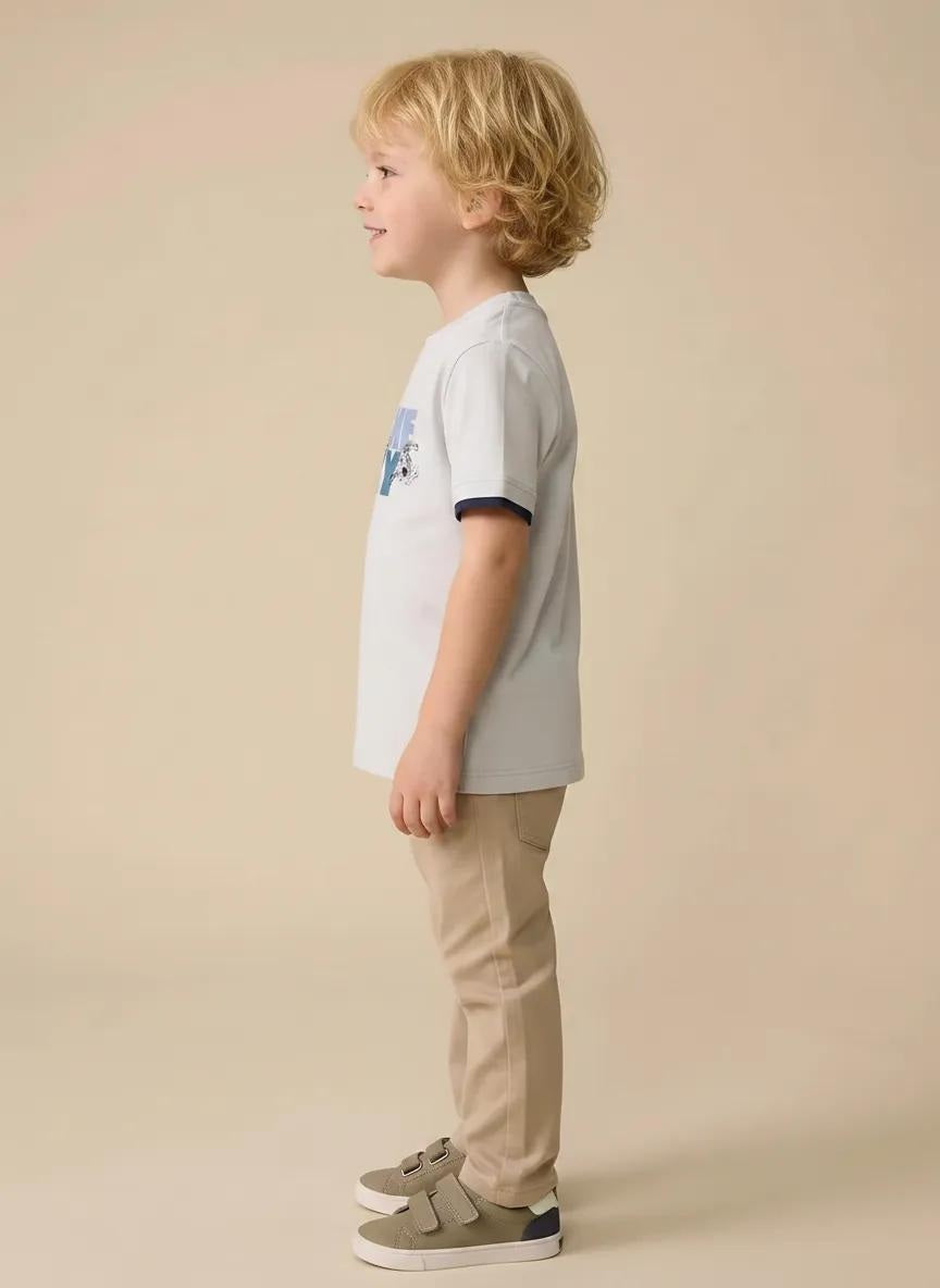Boys Off White Looney Tunes Printed T-shirt