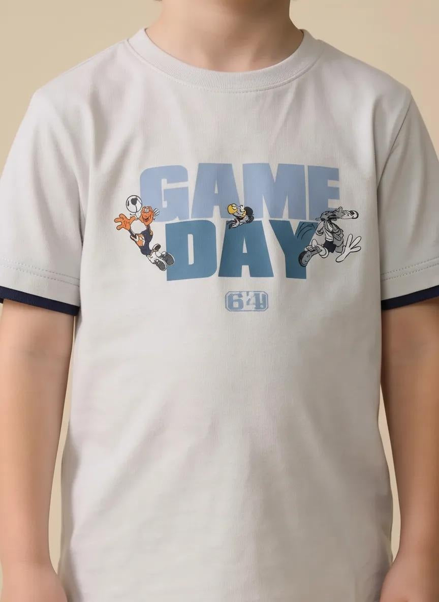 Boys Off White Looney Tunes Printed T-shirt
