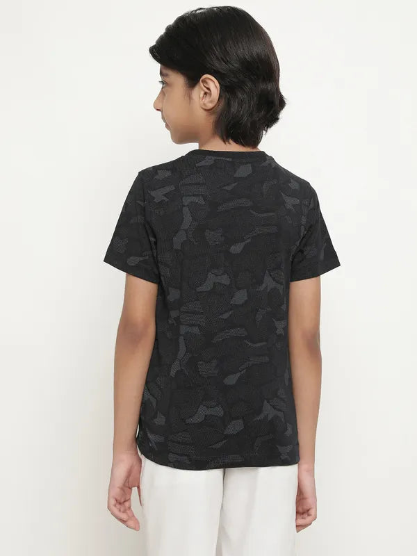 Octave Boys Typography Superman Printed T-Shirt