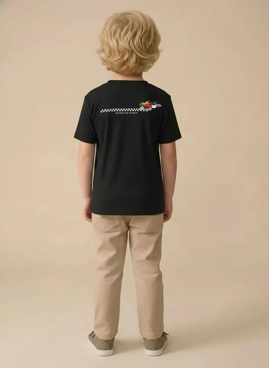 Boy Round Neck T-Shirt