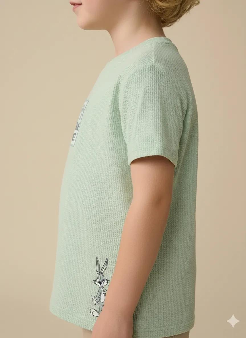 Octave Boys Mist Printed T-shirt