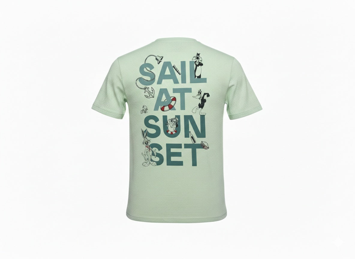 Octave Boys Mist Printed T-shirt