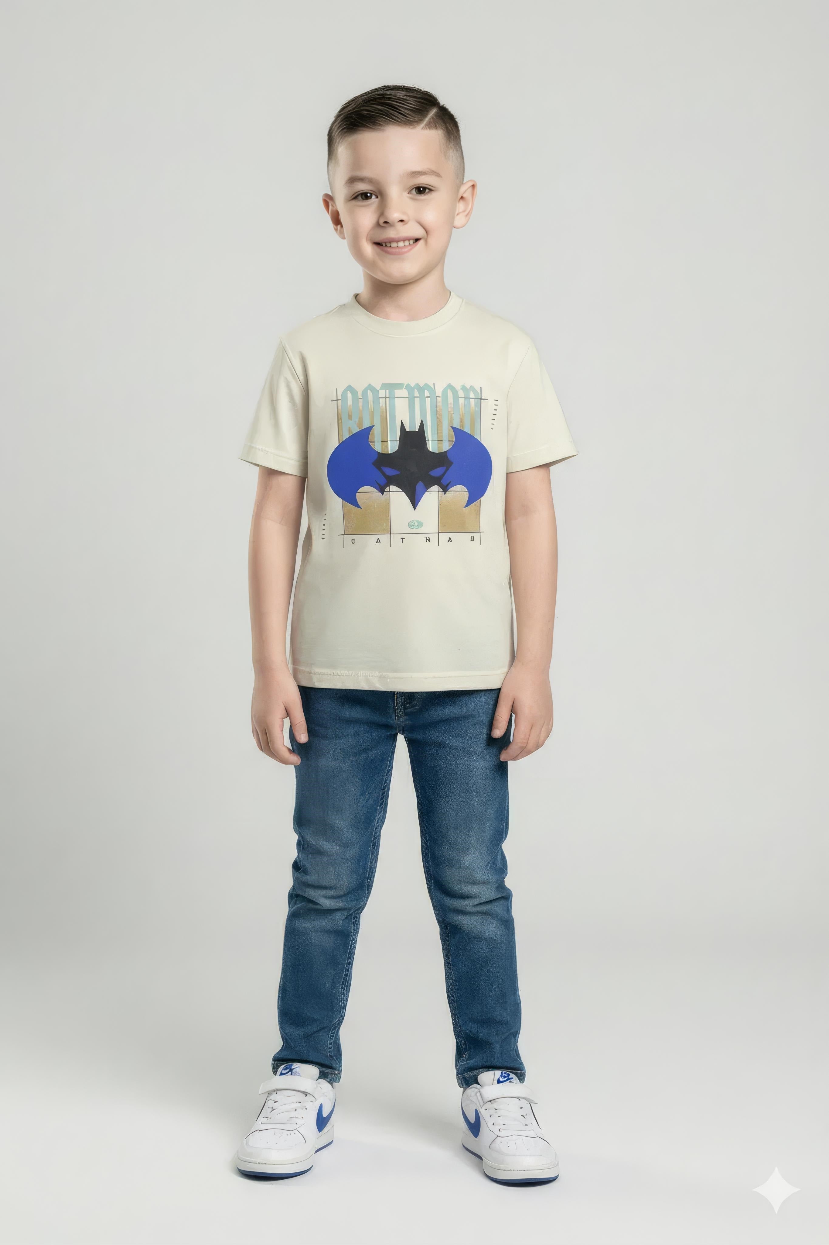Boys Batman Printed T-shirt