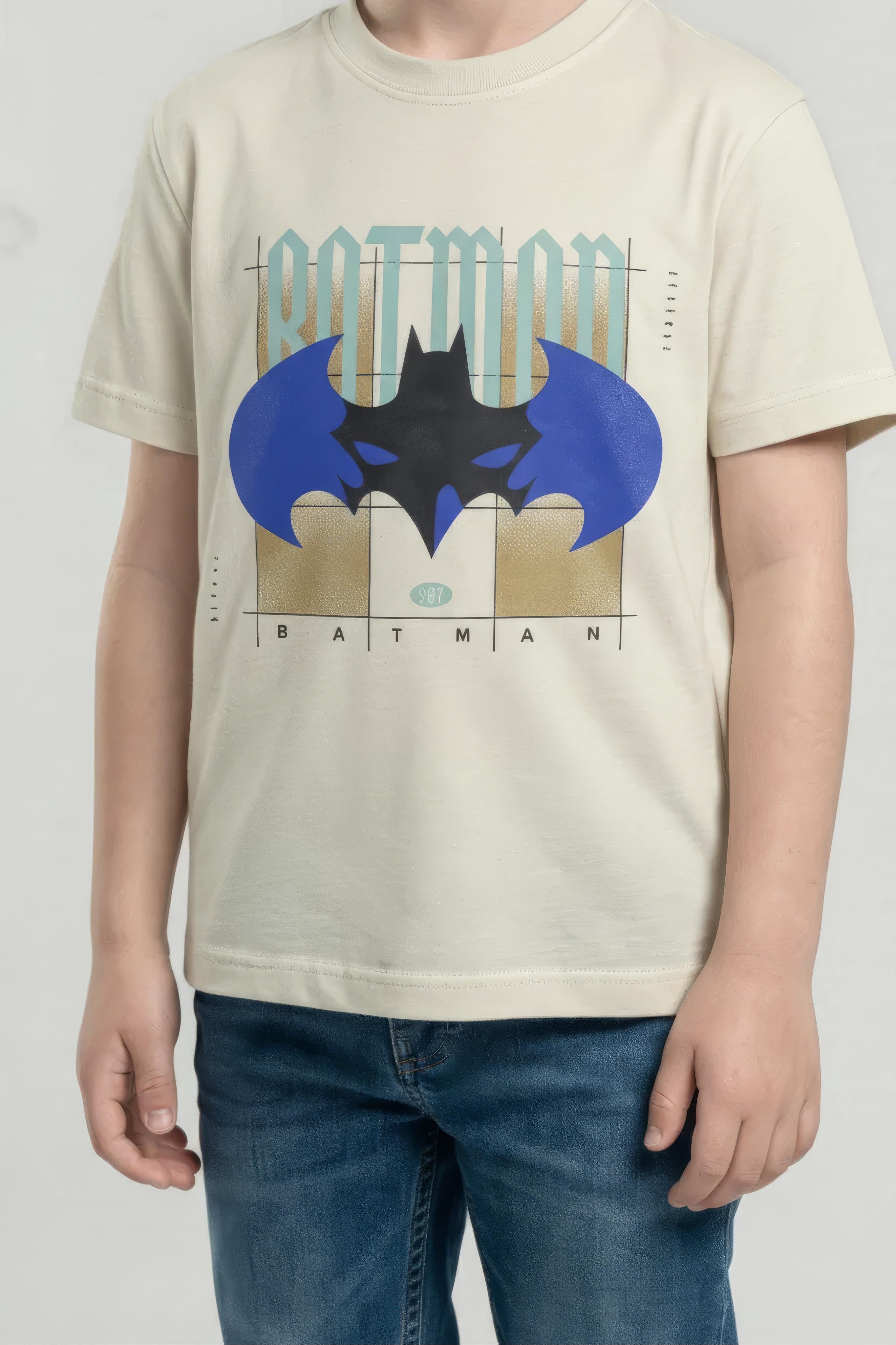Boys Batman Printed T-shirt