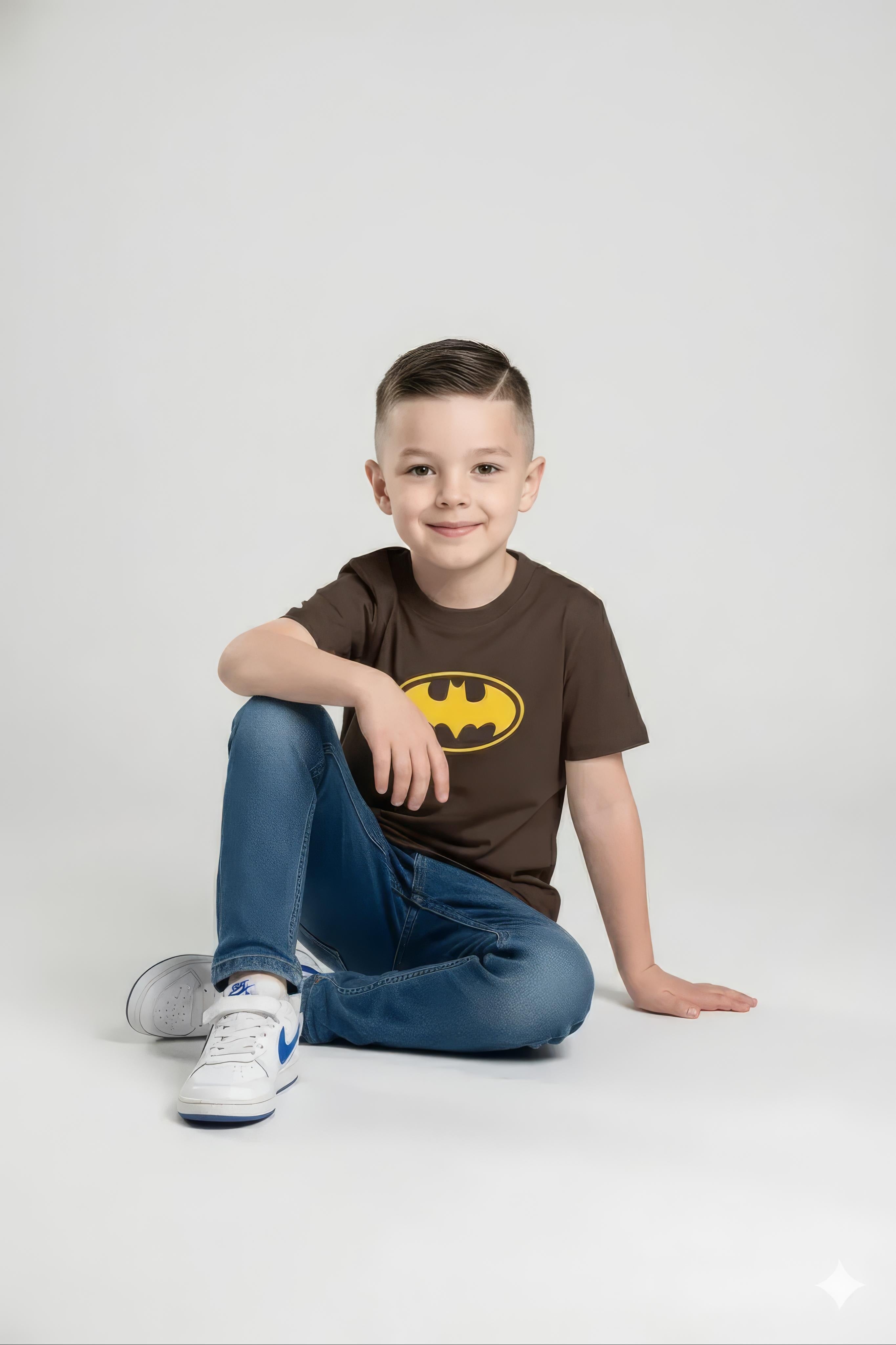Boy Printed Round Neck T-Shirt