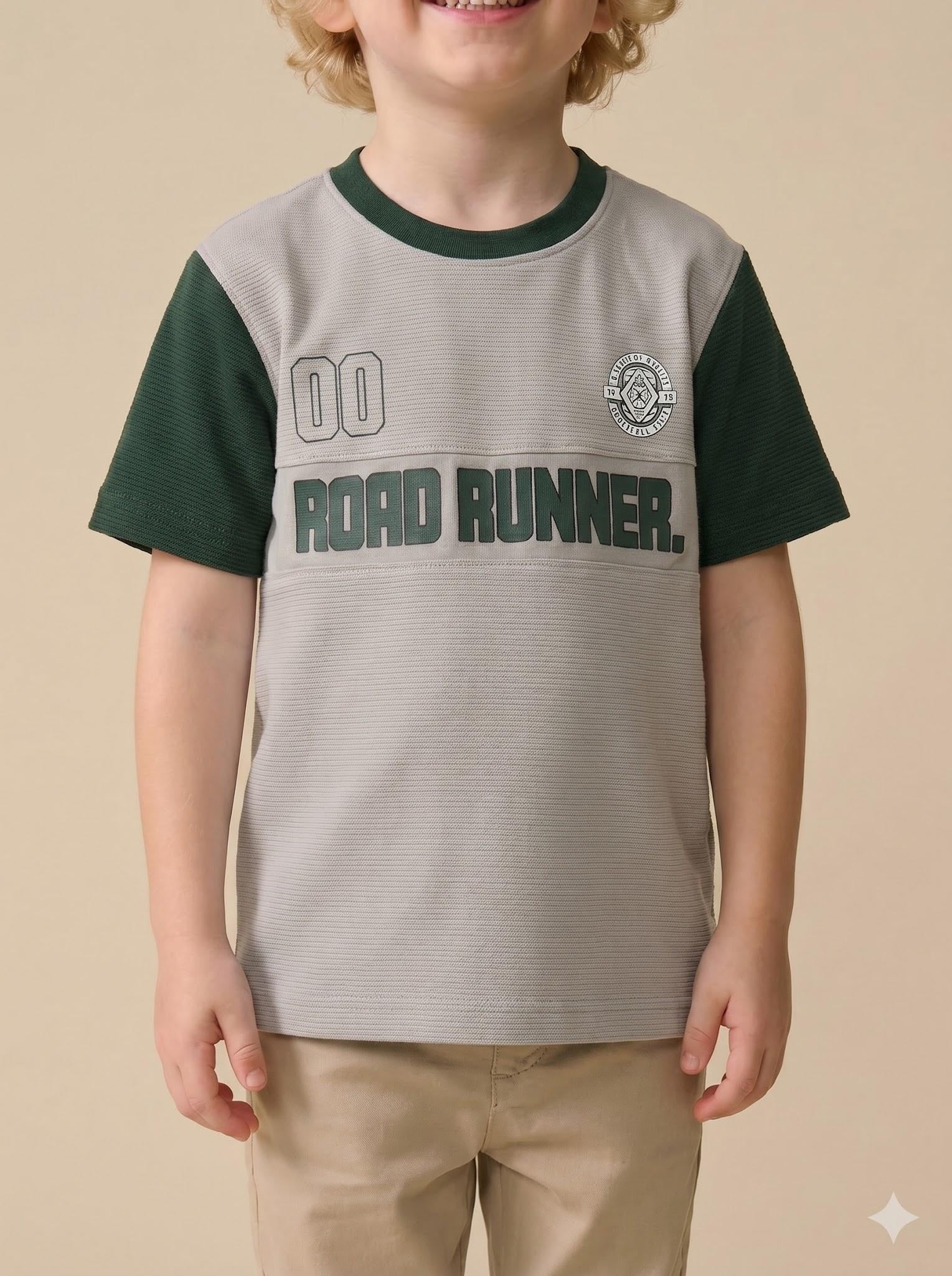 Boy Round Neck T-Shirt