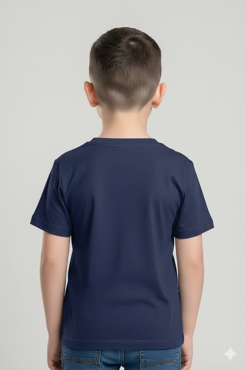 Octave Boy's Printed Round Neck T-shirt