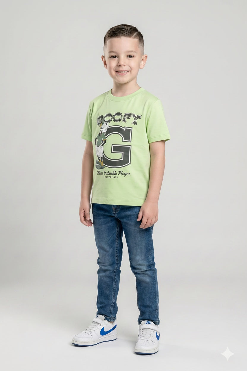 Boys Goofy Printed T-shirt