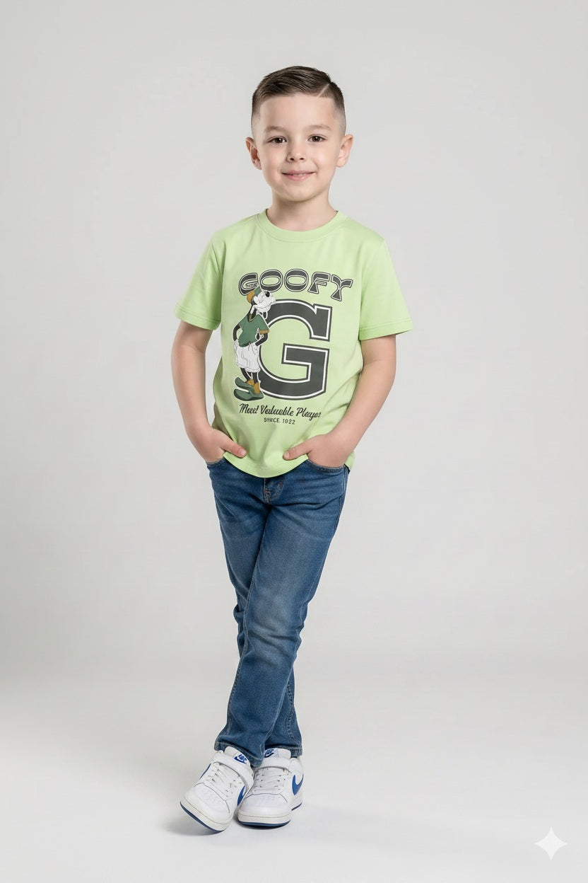 Boys Goofy Printed T-shirt