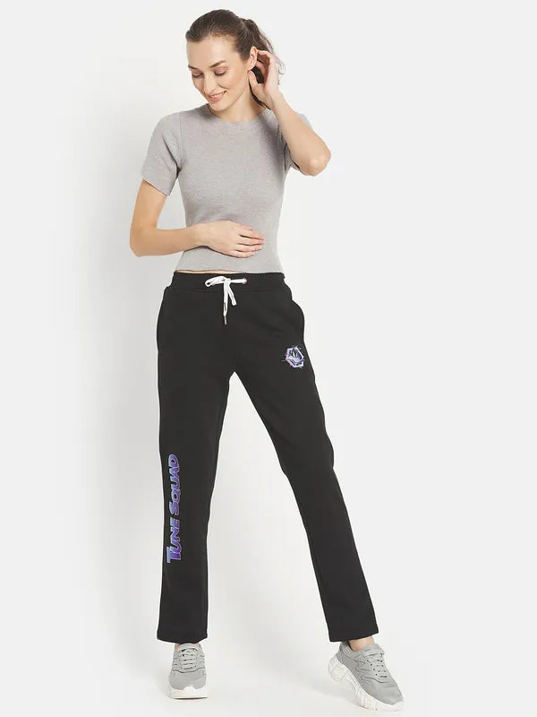 Women Solid Cotton Track Pants