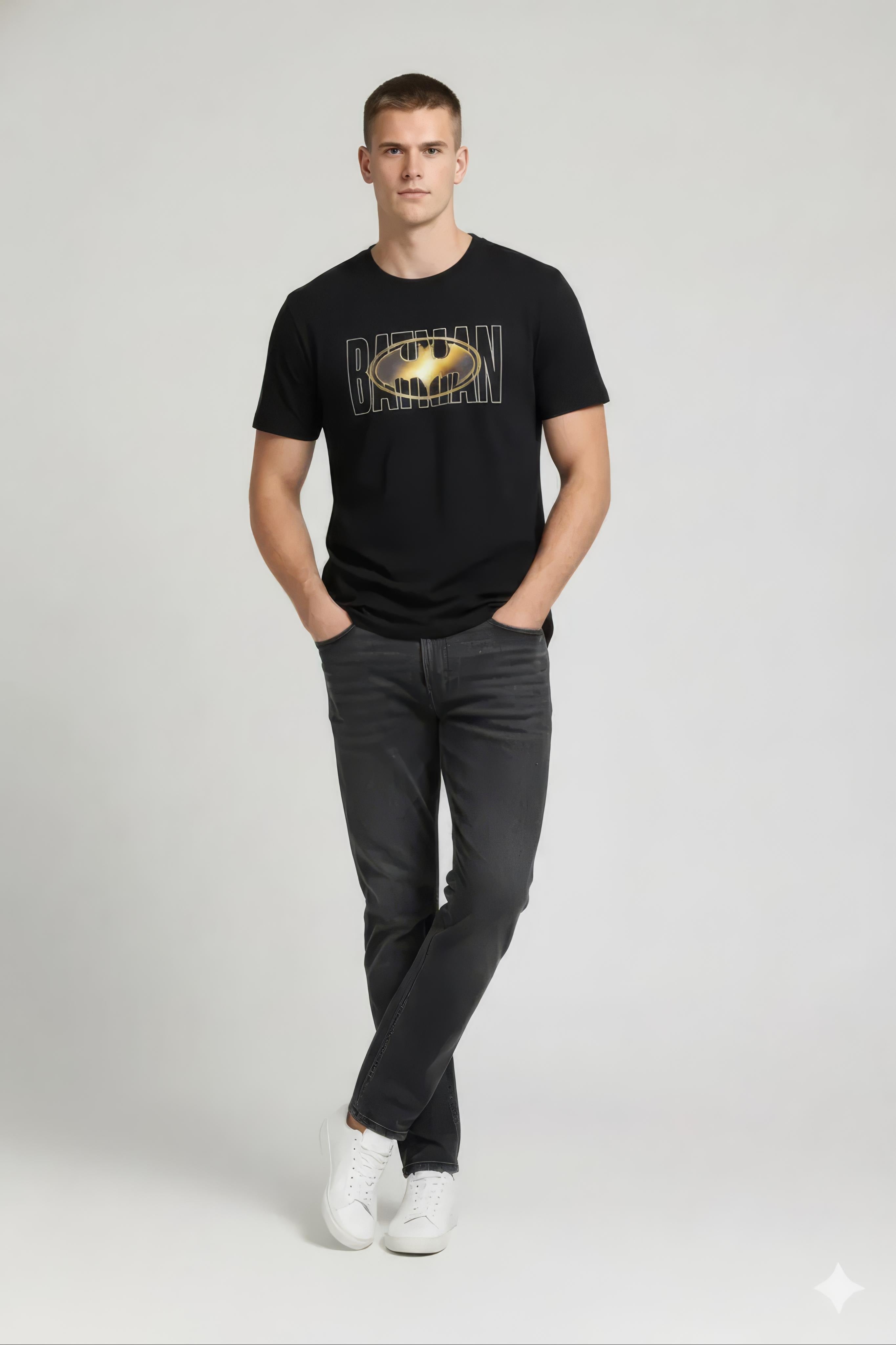 Men Batman Printed T-shirt