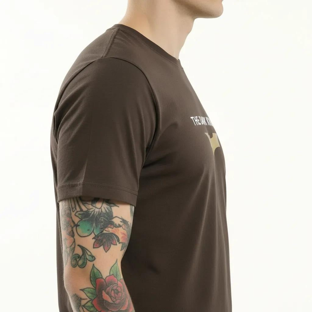 Octave Men Coffee Batman Printed T-shirt