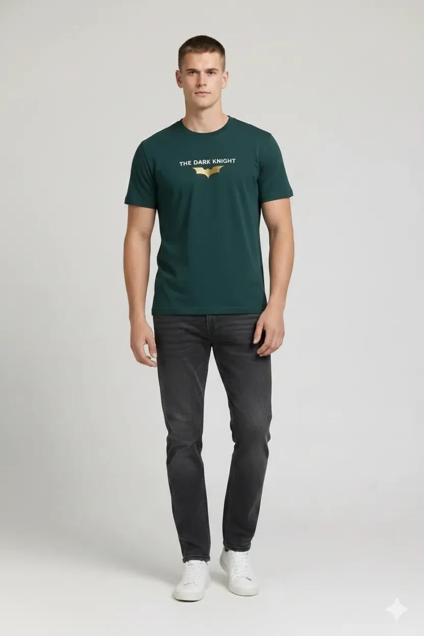 Men Pacific Batman Printed T-shirt