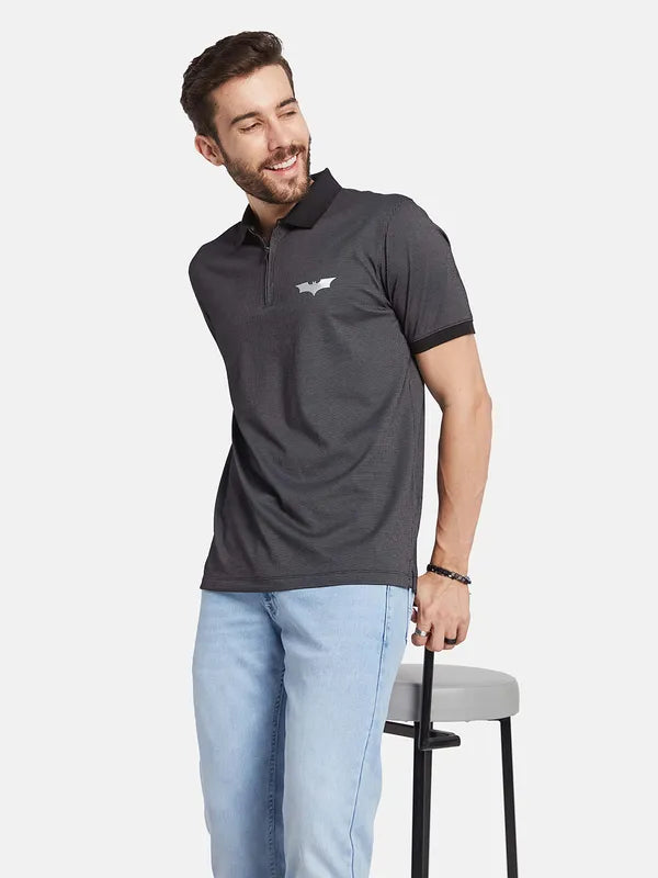 Octave Men Solid Polo Collar T-Shirt