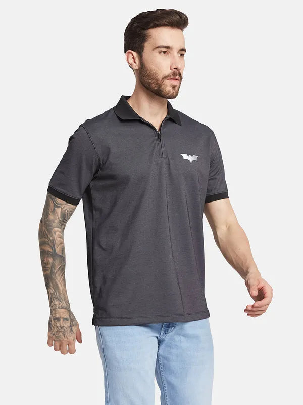 Octave Men Solid Polo Collar T-Shirt