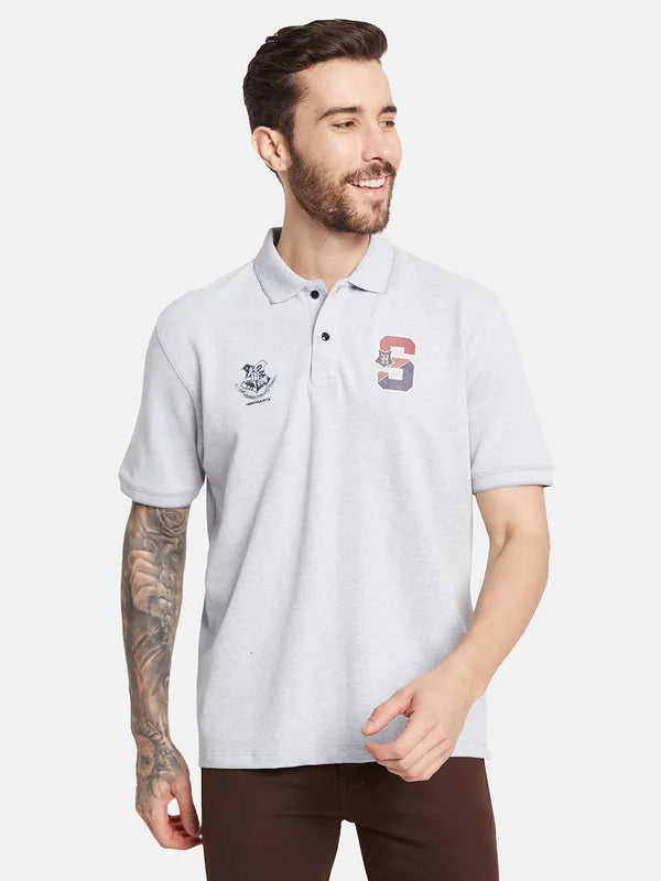 Octave Ss24 Men Polo Collar Cut Outs T-Shirt