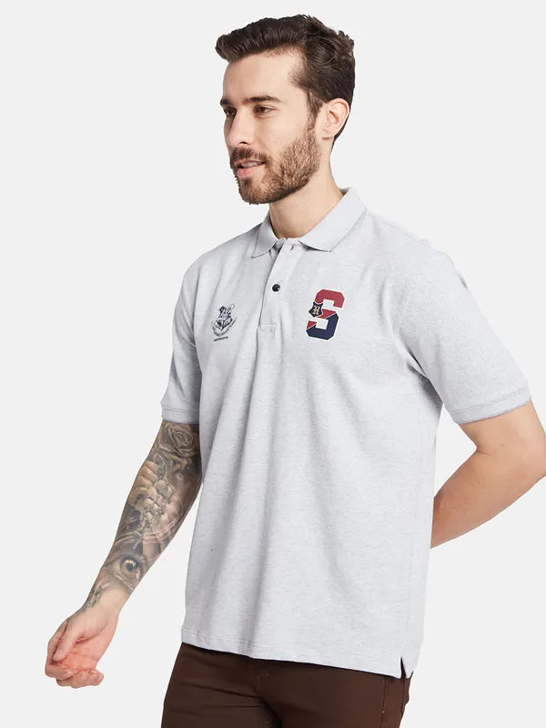 Octave Ss24 Men Polo Collar Cut Outs T-Shirt