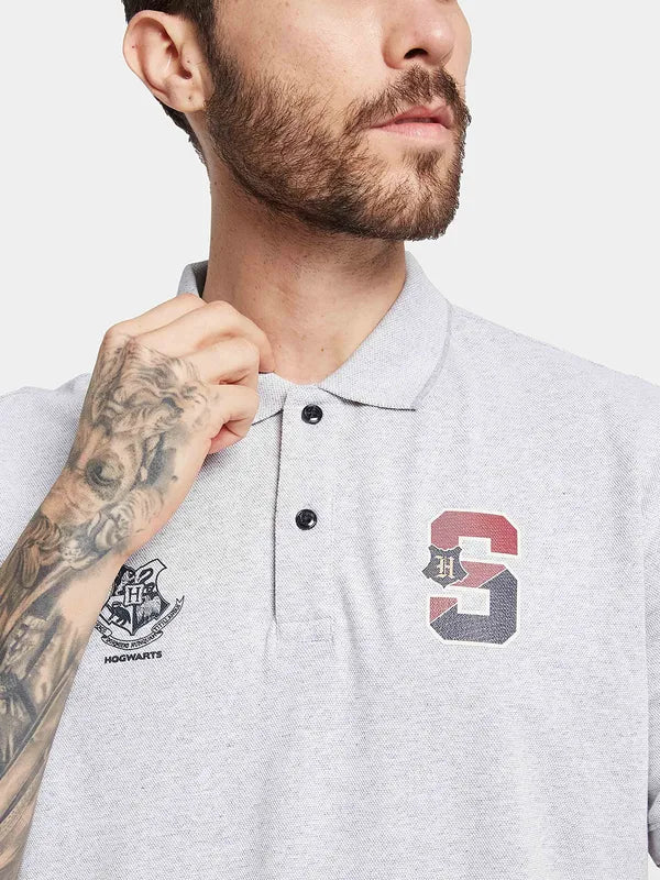 Octave Ss24 Men Polo Collar Cut Outs T-Shirt