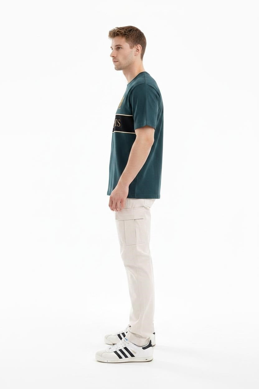Men Pacific Typography Printed T-shirt