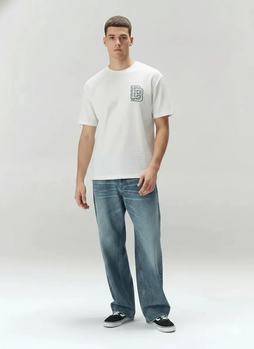 Men Off White Brand Logo T-shirt