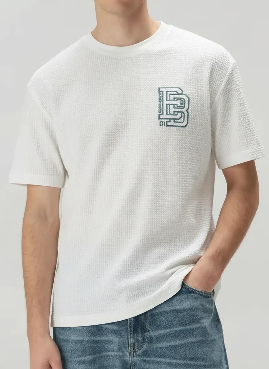 Men Off White Brand Logo T-shirt