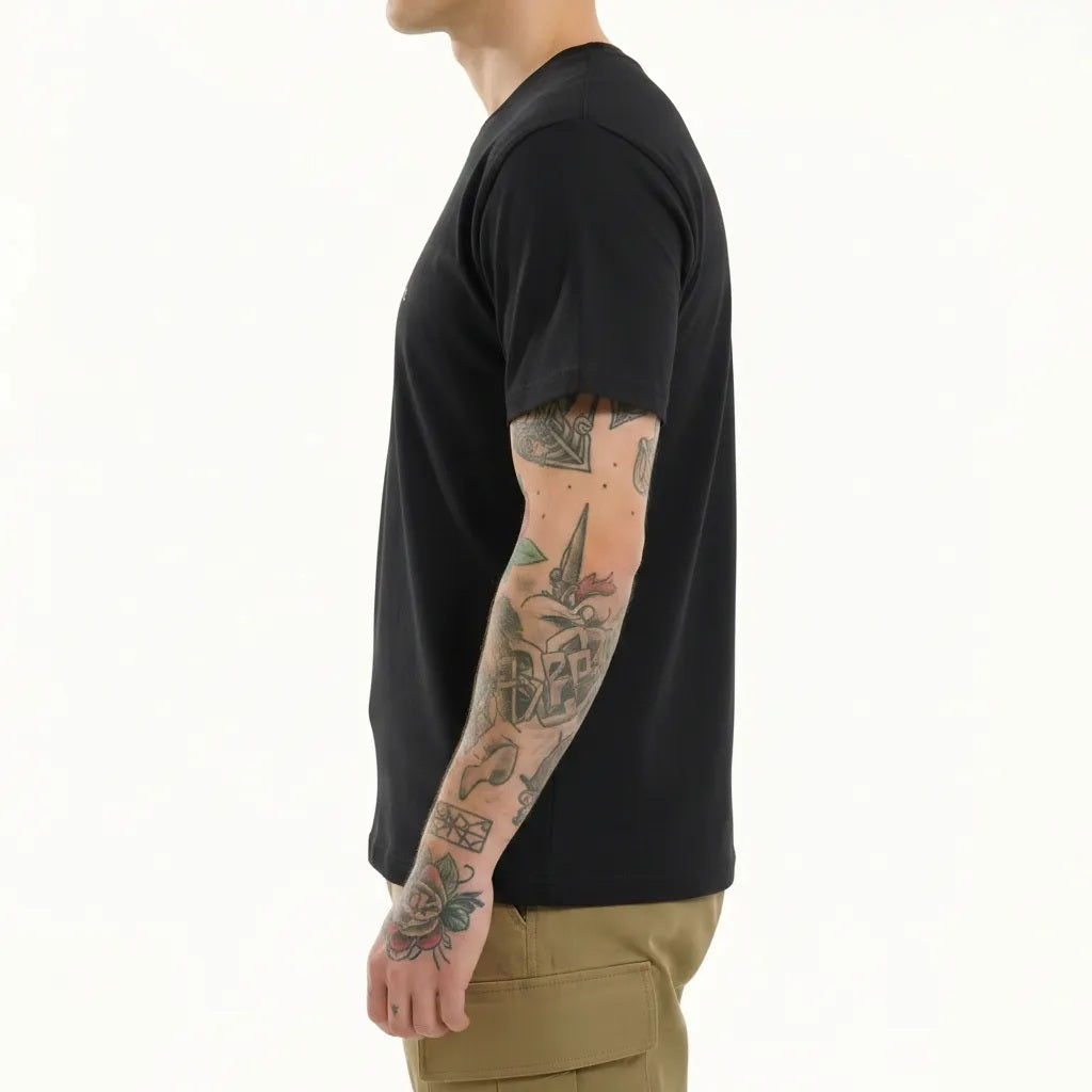 Men Black Looney Tunes Printed T-shirt
