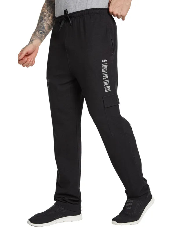 Octave Men Solid Regular Fit Mid-Rise Cotton Regular Joggers