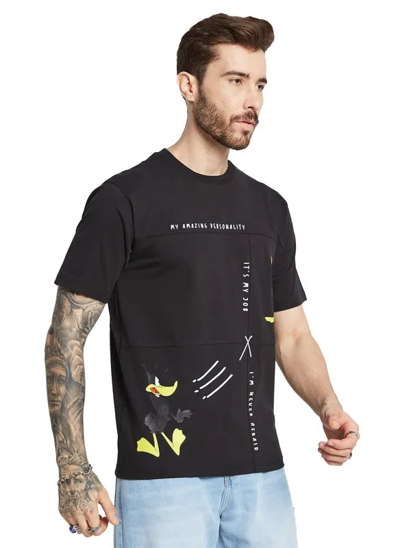 Octave Men Printed Pockets T-Shirt