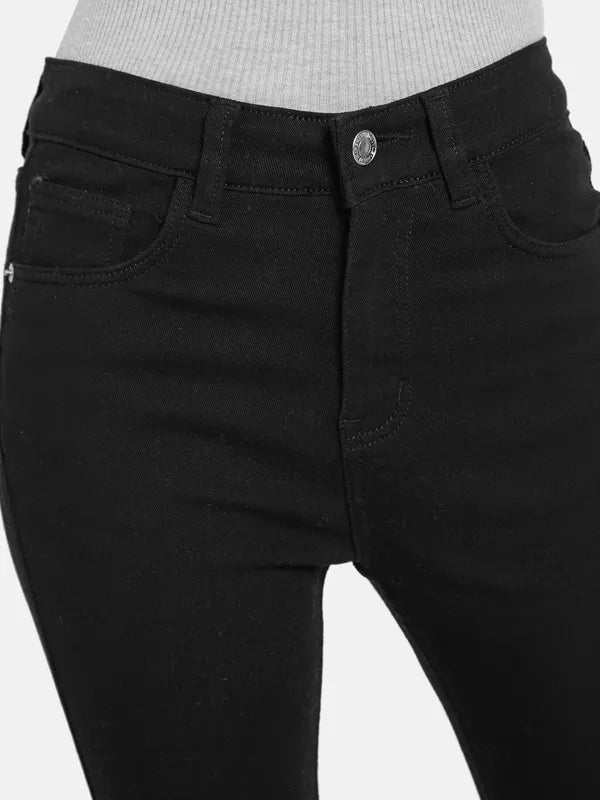 Mettle Women Black Stretchable Jeans