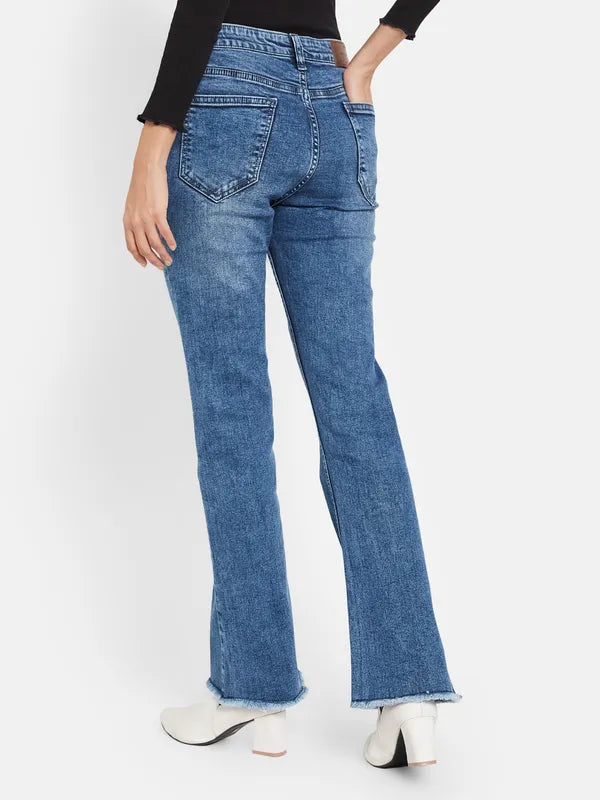 Mettle Women Blue Stretchable Jeans