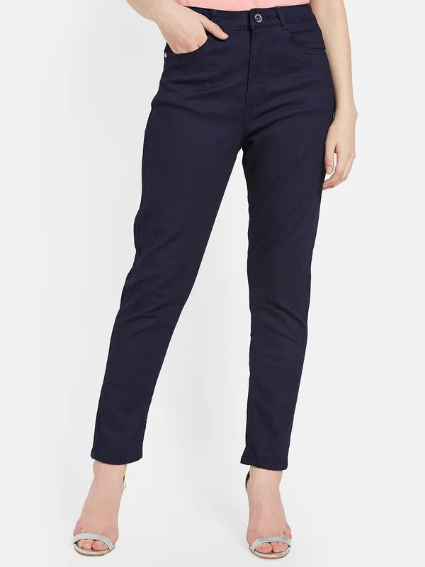 Mettle Women Blue Stretchable Jeans