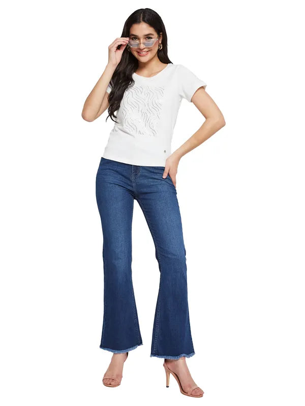 Mettle Women Skinny Fit Stretchable Clean Look Jeans