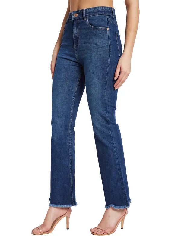 Mettle Women Skinny Fit Stretchable Clean Look Jeans