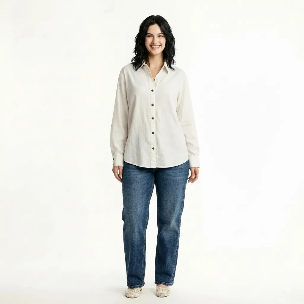 Women Forest Straight Fit Mid-Rise Light Fade Stretchable Jeans